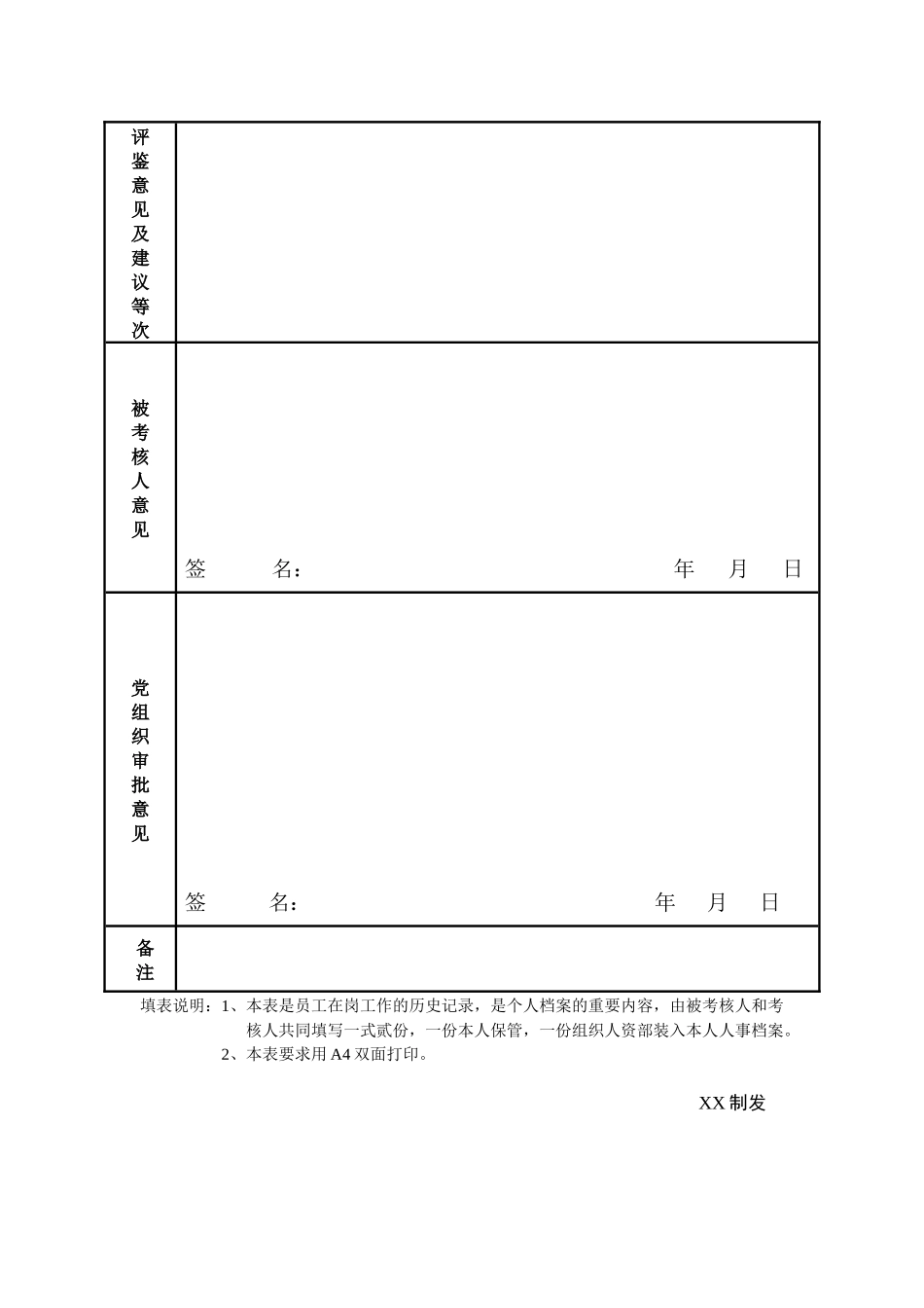 XX年度考核登记表.docx_第2页