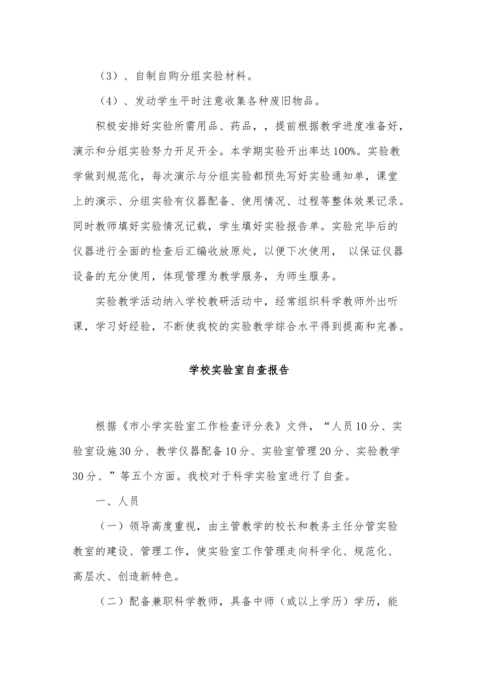 3篇学校实验室自查报告供借鉴.docx_第3页
