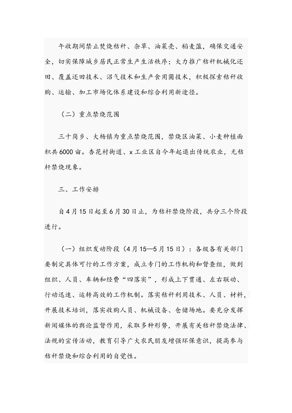 2021年区农作物秸秆禁烧及综合利用工作实施方案两套文.docx_第2页
