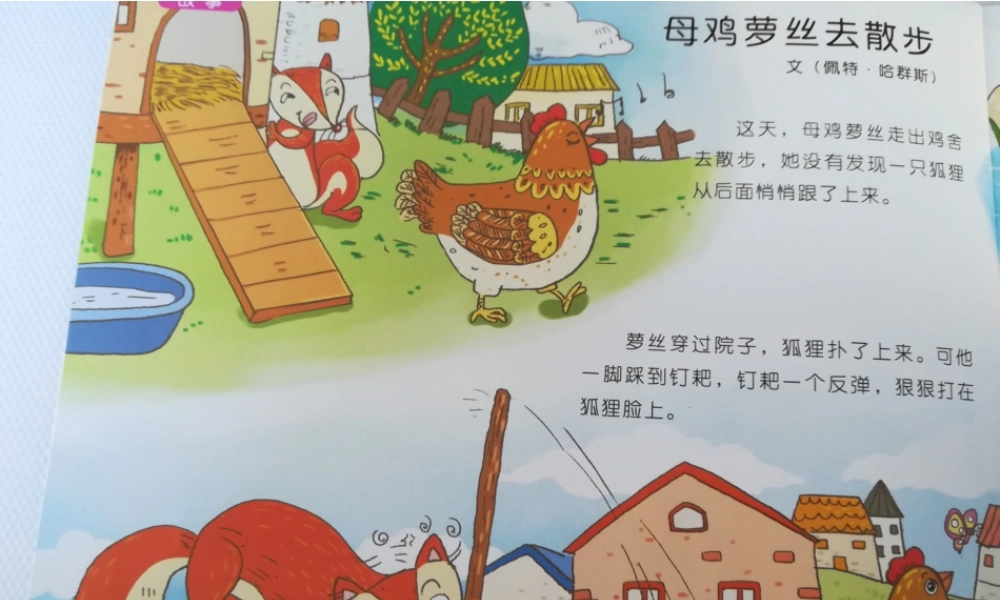 中班语言《母鸡萝丝去散步》微课件.pptx