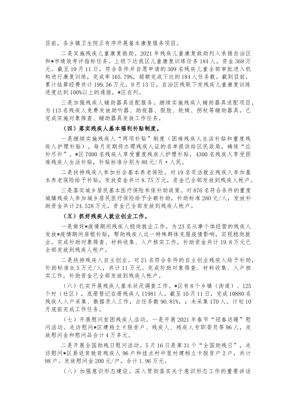 残联2021年工作汇报总结.docx_第2页