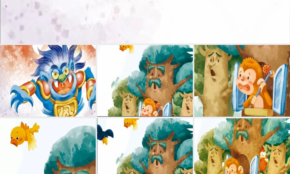 大班语言《战胜风魔王的大树》微课件.pptx