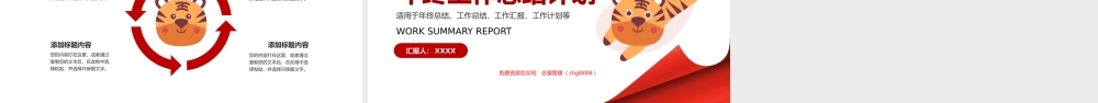 虎年年终工作总结计划汇报PPT模板.pptx