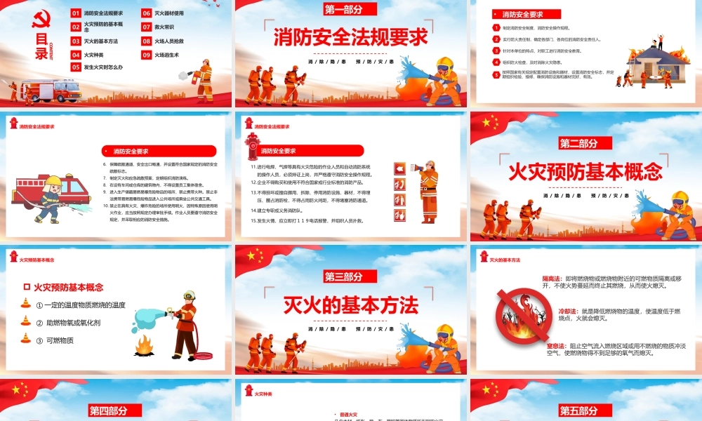 2021-2022年全国消防安全知识教育讲座提高火灾自救能力课件.pptx