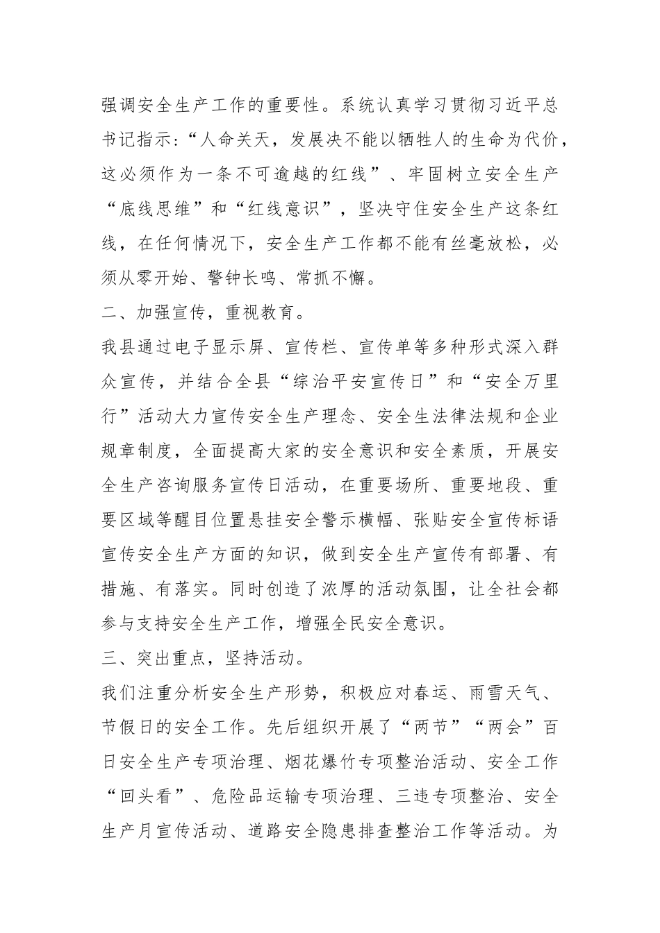安全生产九大专项整治行动工作总结.docx_第2页