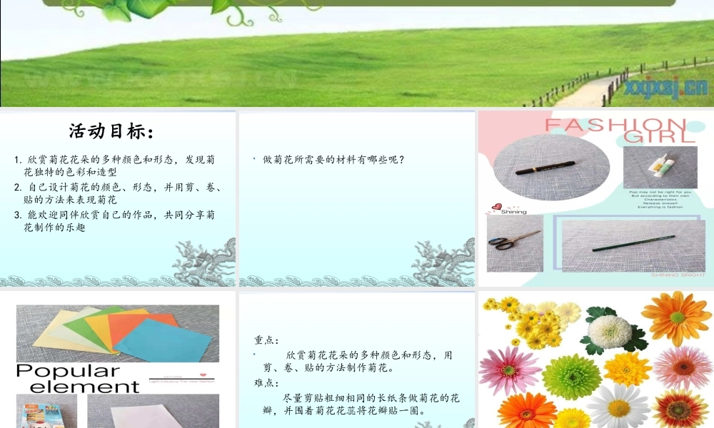 中班美术《菊花》微课件.ppt