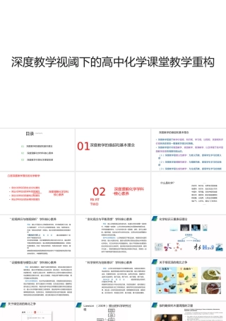 深度教学视阈下的高中化学课堂教学重构2021年11月.pptx