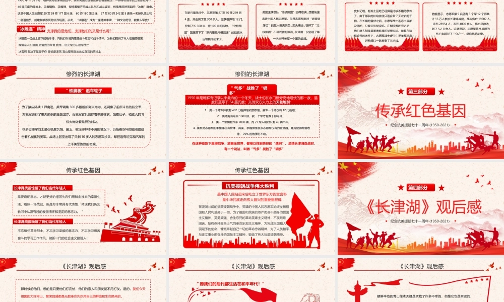 党课课件发扬长津湖战役精神红色主题课件 (2).pptx