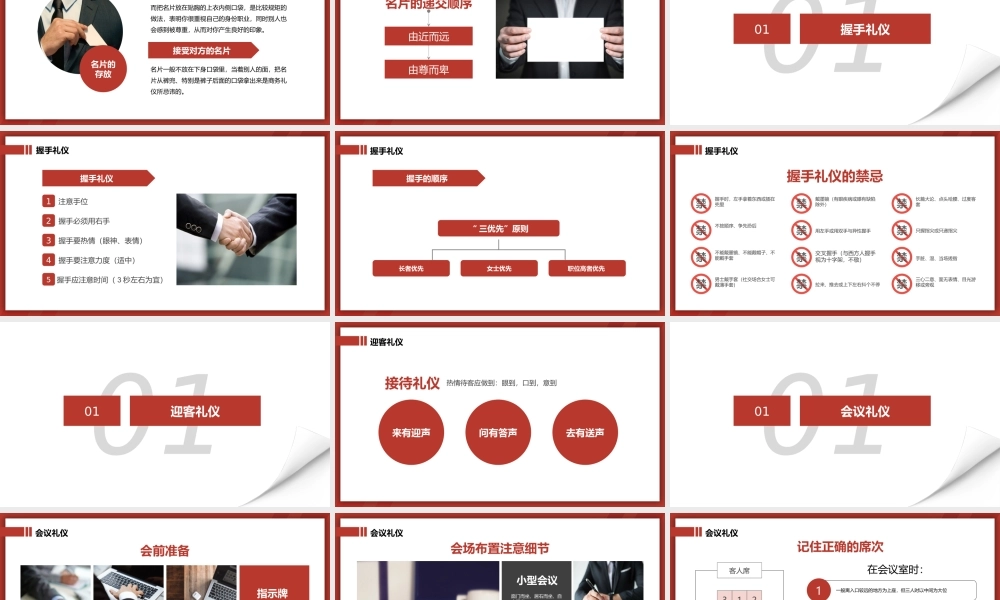商务员工礼仪培训仪容仪表职业形象培训PPT课件（带内容）.pptx