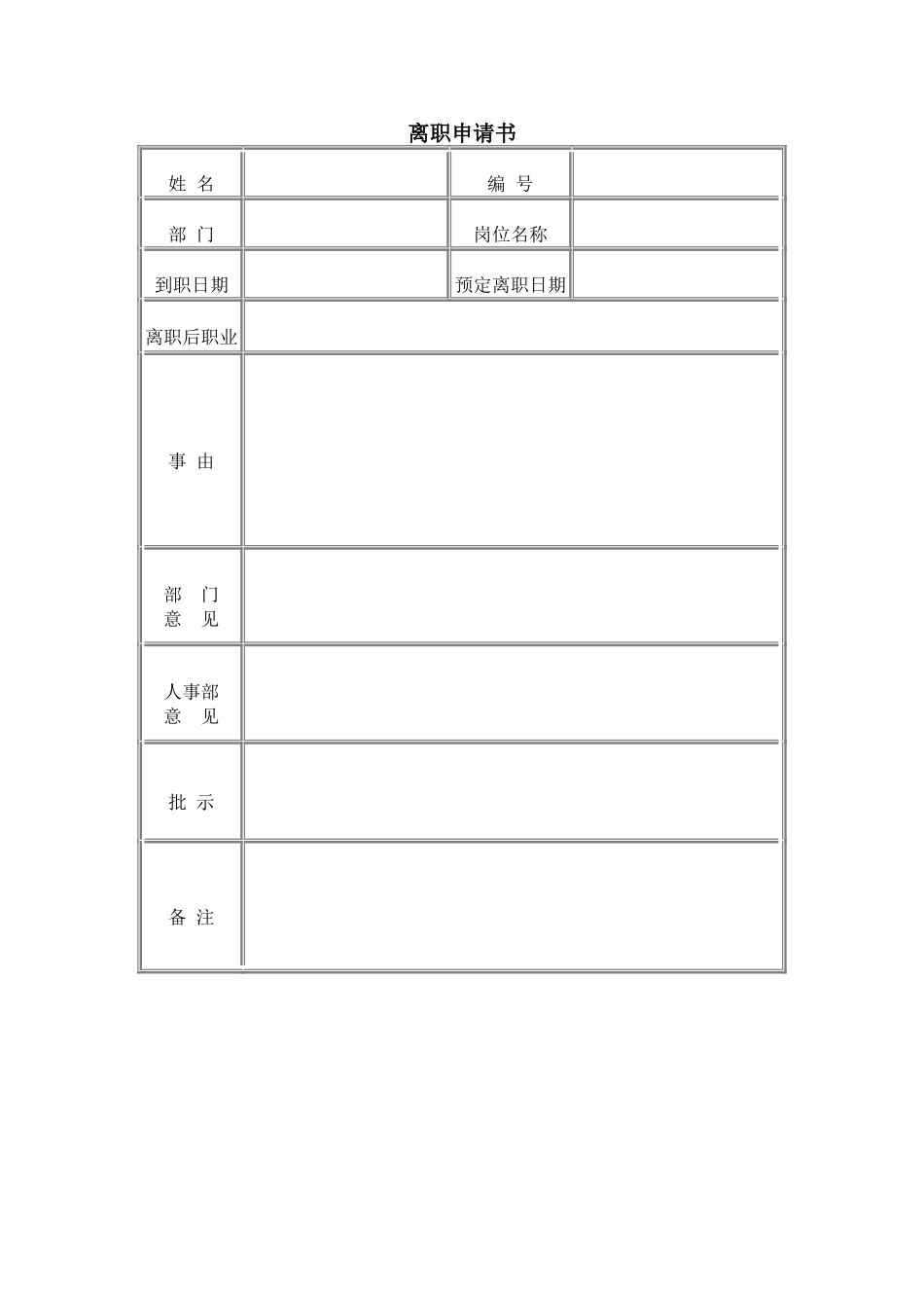 离职申请书.doc_第1页