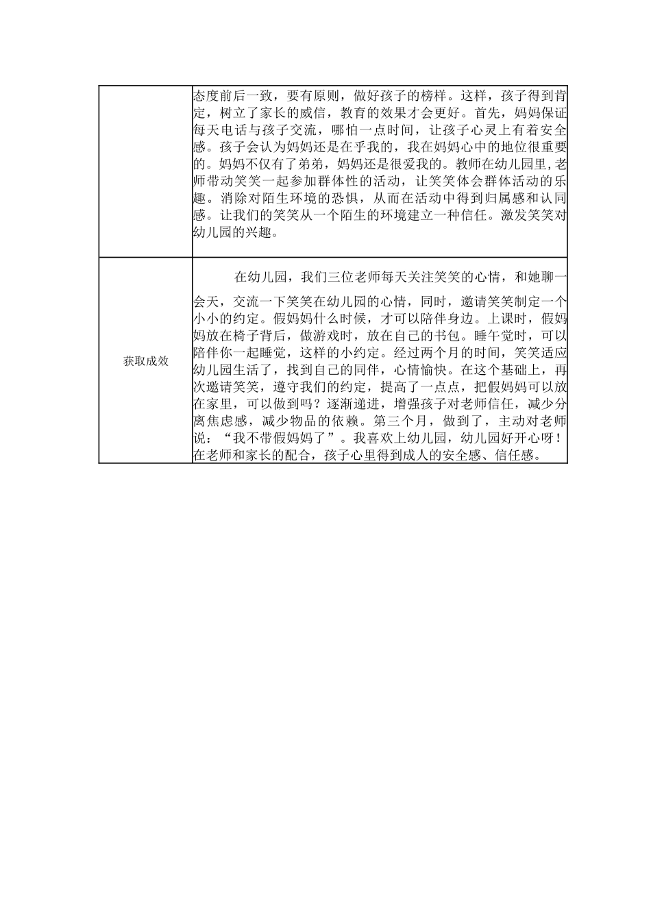 【一等奖观察记录】小班 依恋妈妈--回到我的身边.docx_第2页