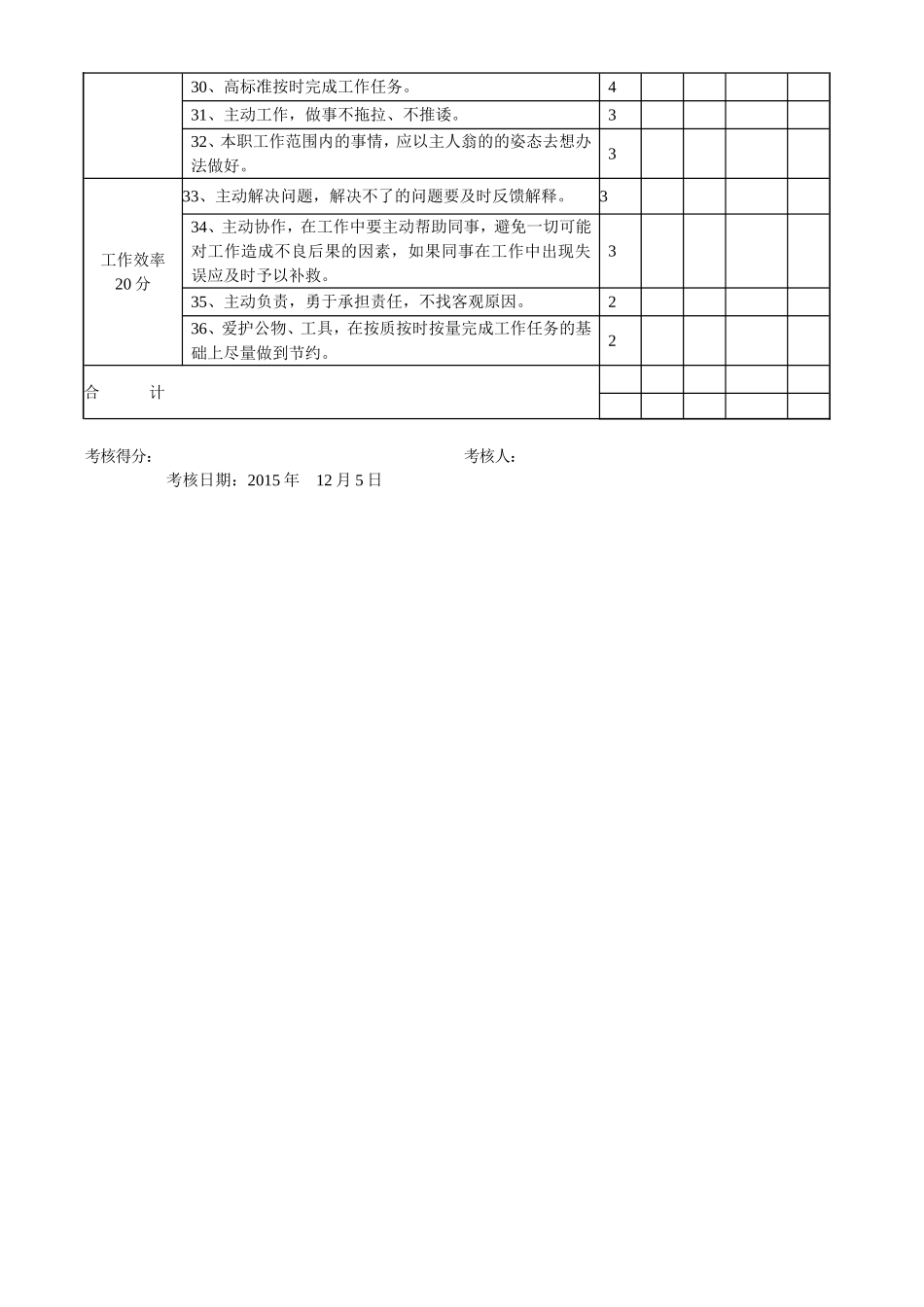 幼儿园2.后勤职工考核表.doc_第2页