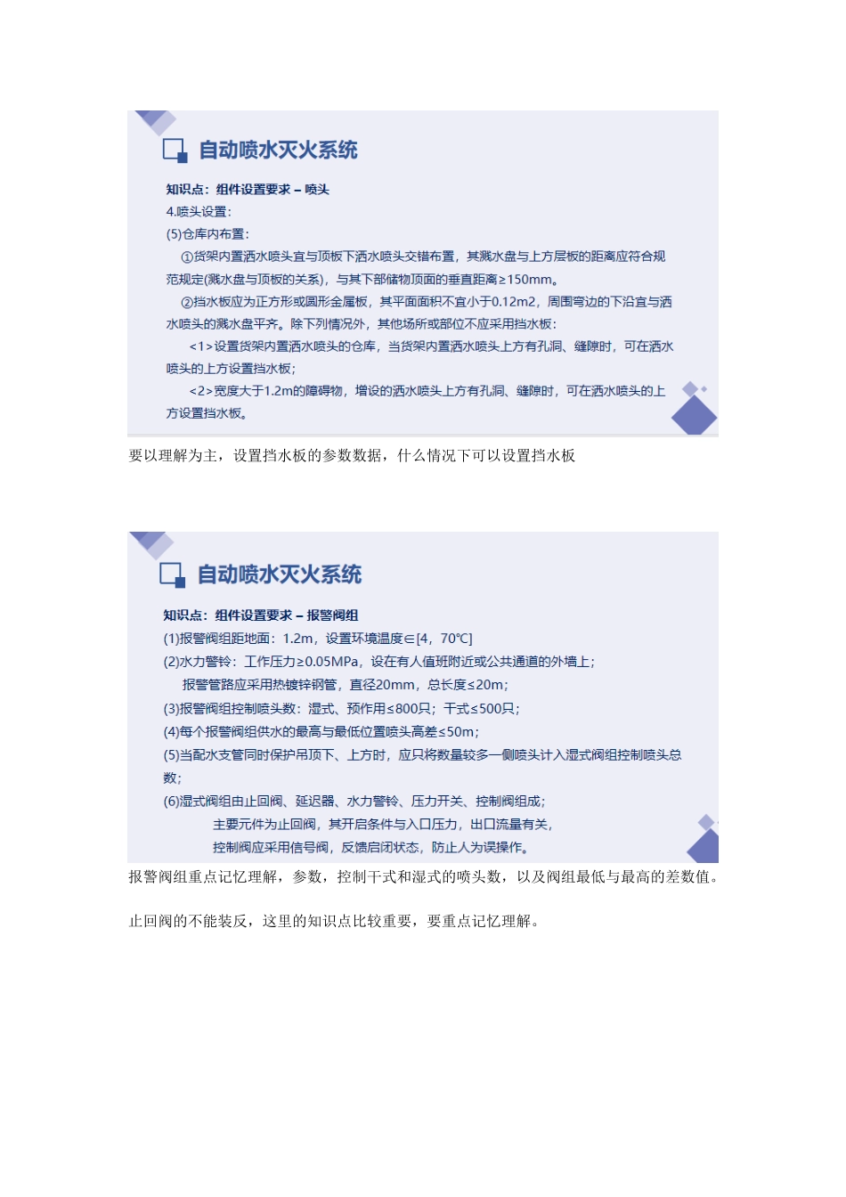 2022一级消防工程师培训课程—自动喷水灭火系统重点难点考点内容总结 3.docx_第1页