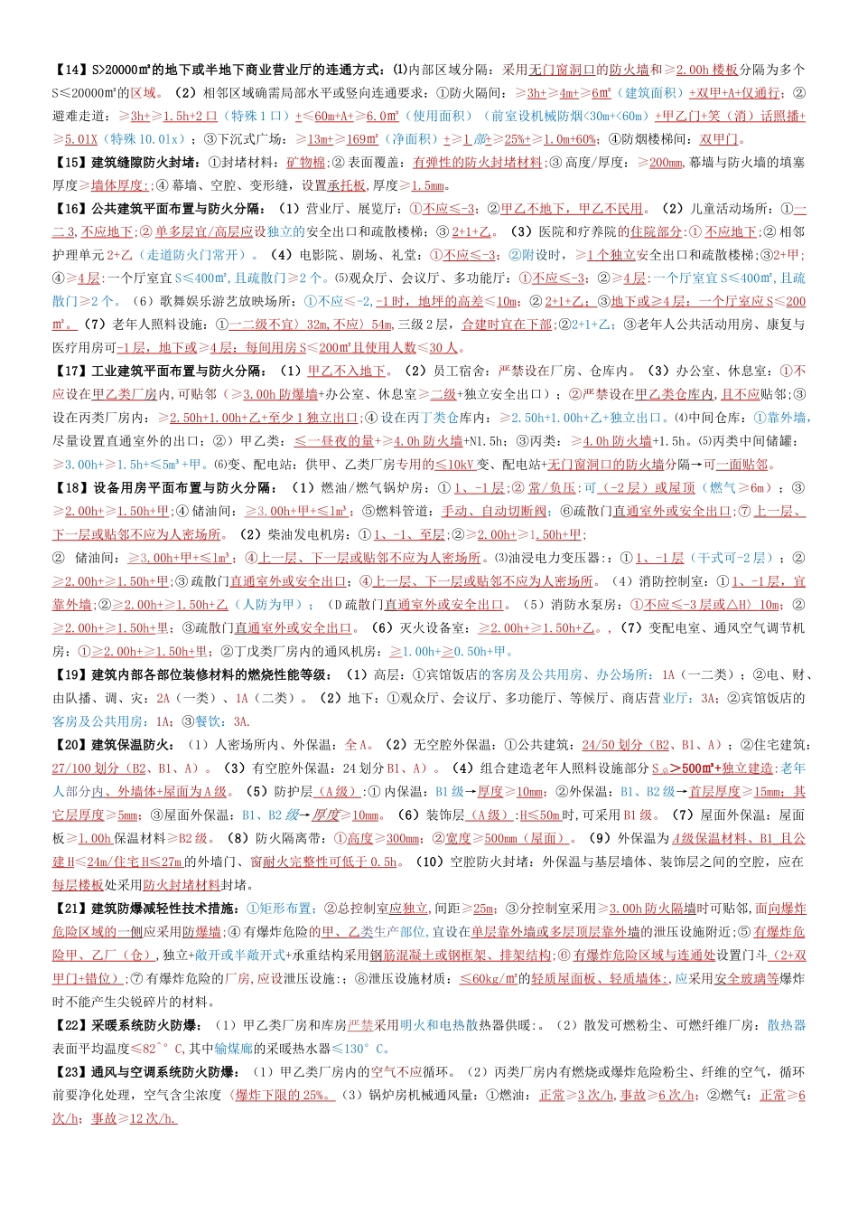 2022一级注册消防工程师技术实务考前案例分析知识点总结.docx_第2页