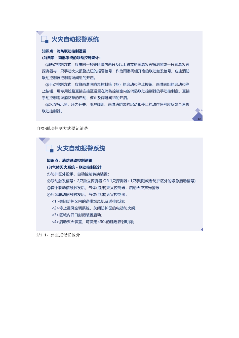 2022一级消防工程师培训课程—火灾自动报警系统重点难点考点内容总结3.docx_第3页