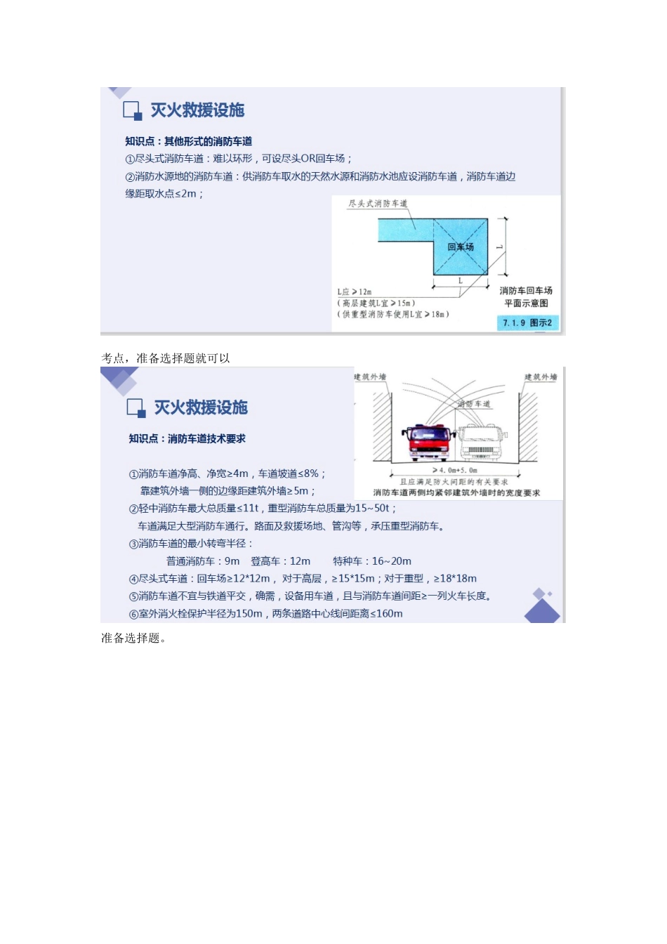 2022一级消防工程师培训课程—灭火救援设施重点难点考点内容总结.doc_第3页