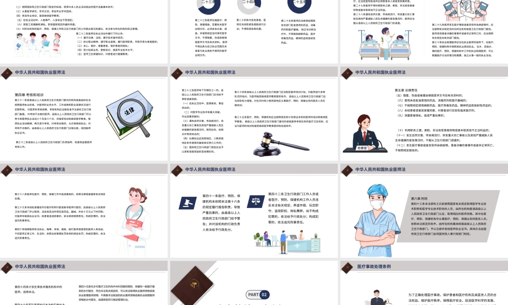 《医疗法律法规》学习解读宣讲培训.pptx