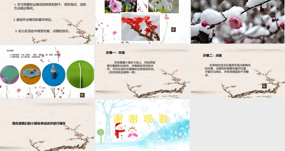 大班美术《冬天的梅花》微课件.pptx