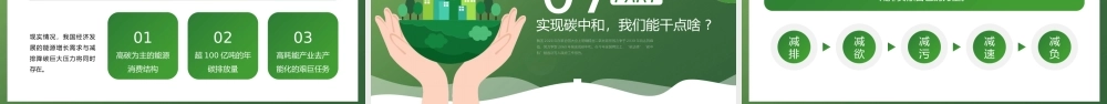 碳达峰”和“碳中和知识科普宣传PPT模板下载.pptx