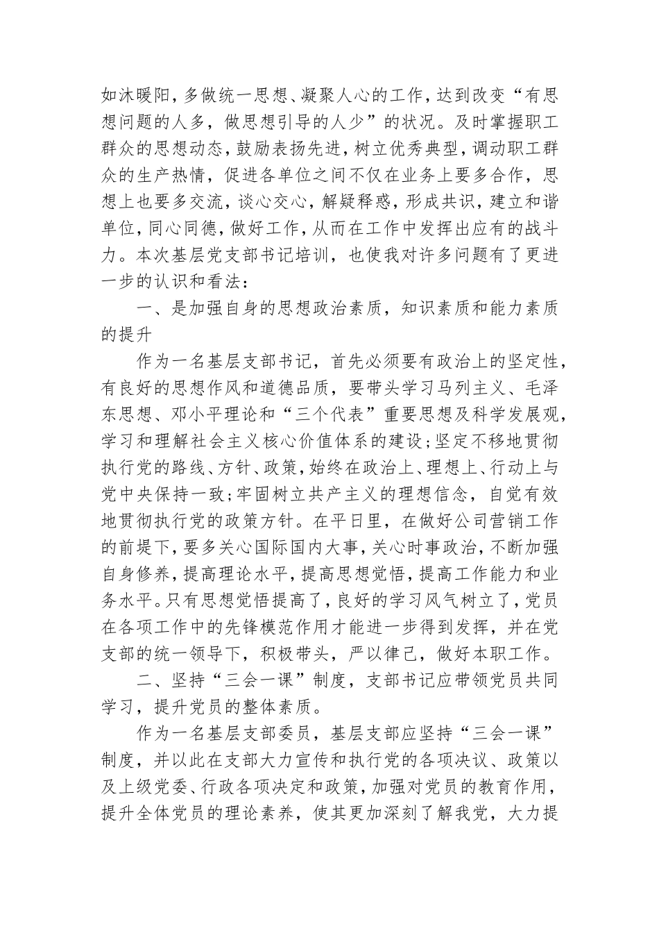 基层党支部书记培训心得体会精选.doc_第3页