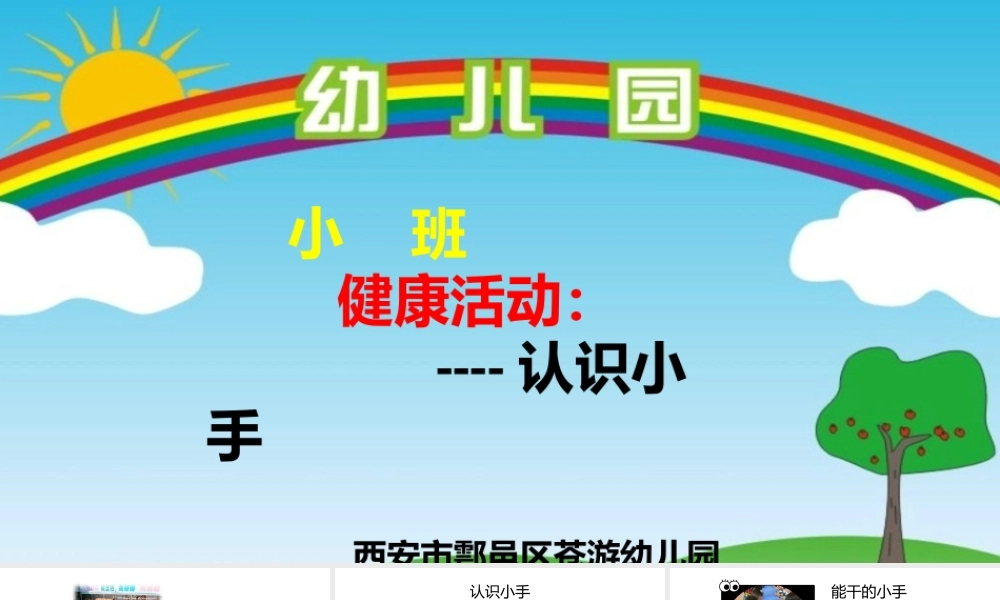 小班健康《认识小手》微课件.pptx