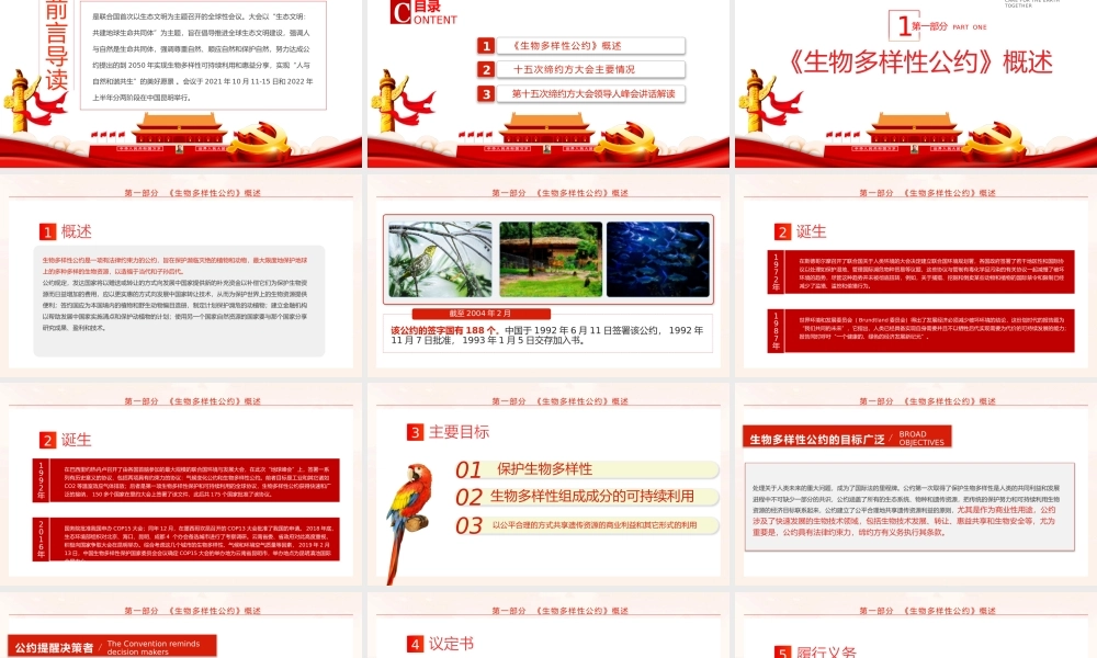 《生物多样性公约》缔约方大会第十五次会议PPT课件（带内容）.pptx