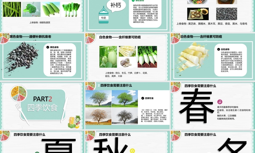 健康饮食小常识PPT课件（带内容）.pptx