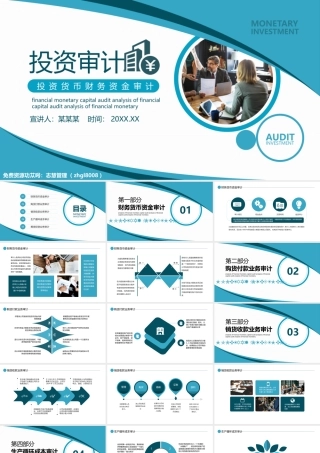 投资货币财务资金审计动态PPT课件（带内容）.pptx
