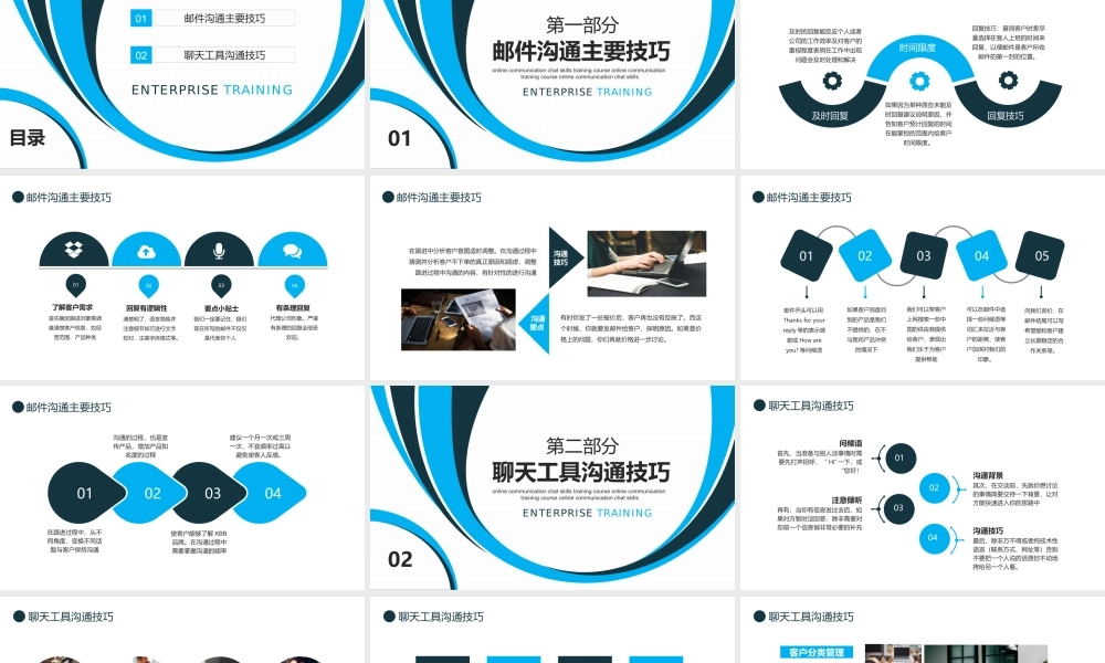 网络沟通聊天技巧培训课程动态PPT课件（带内容）.pptx