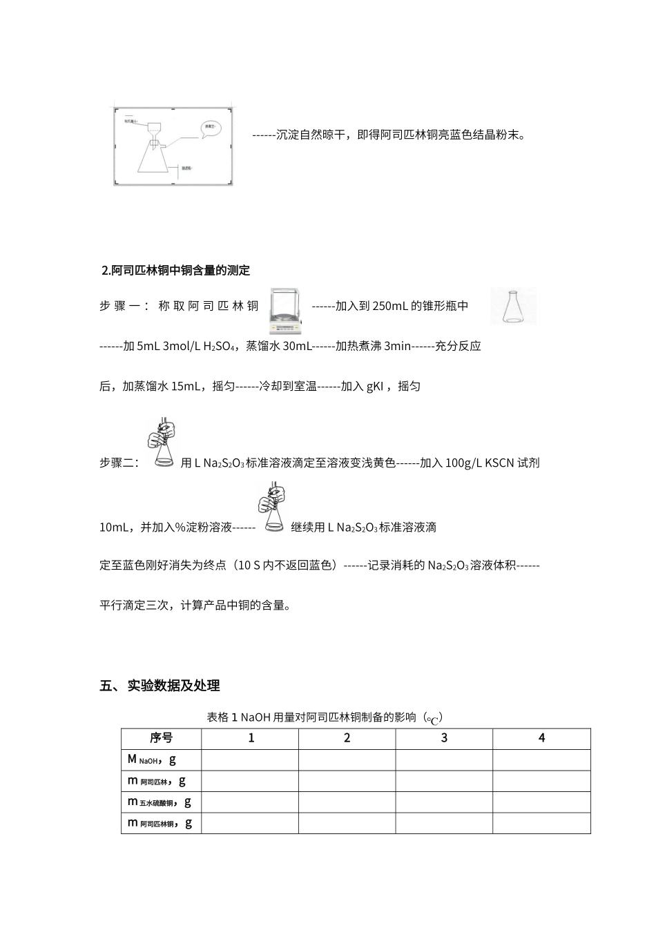 阿司匹林铜制备实验报告.doc_第3页