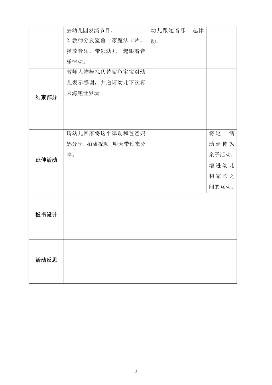 小班艺术《鲨鱼一家子》微教案.doc_第3页
