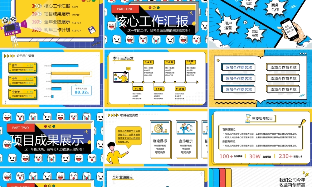 动态创意营销年终总结大会PPT模板.pptx