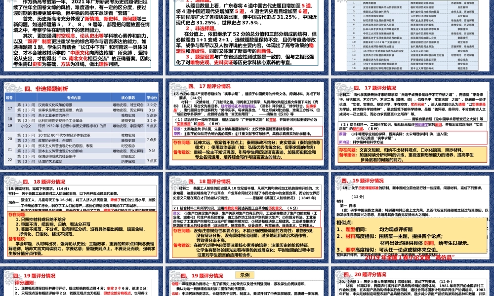 2021年广东高考历史评卷总结.pptx