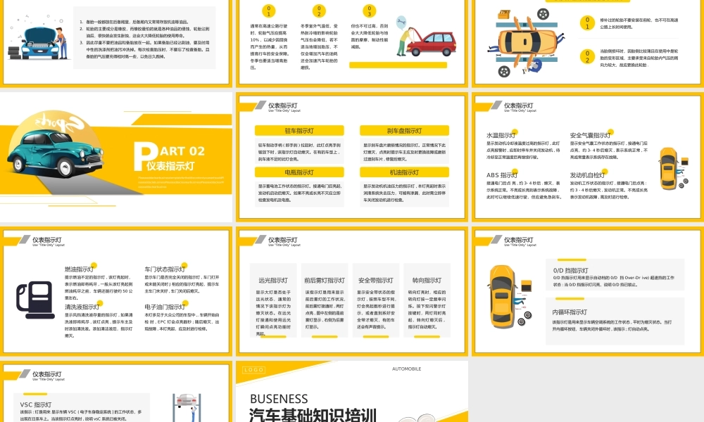 汽车基础知识培训PPT课件（带内容）.PPTX