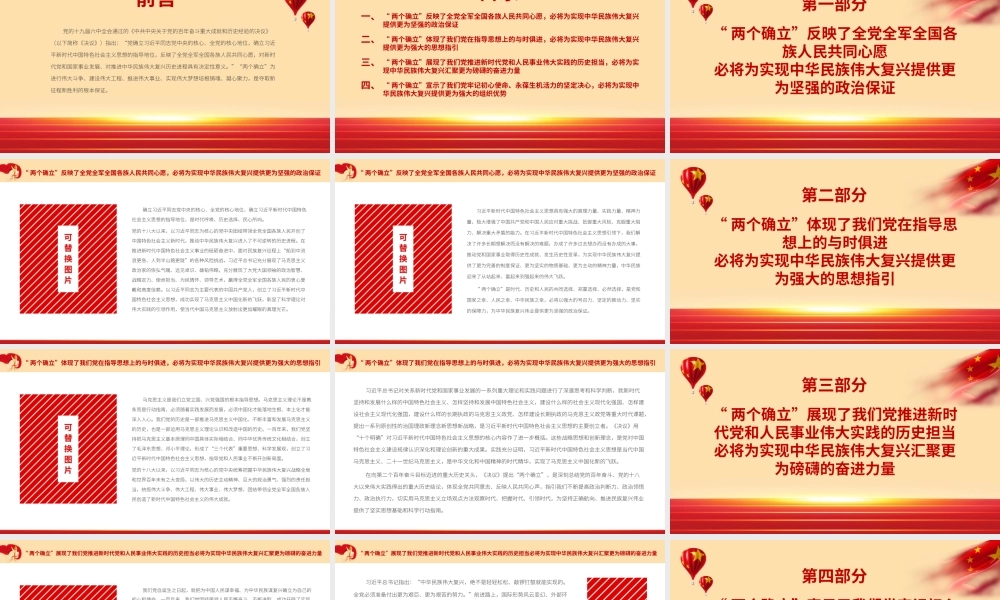 深刻认识“两个确立”的重大意义PPT课件（带内容）.pptx