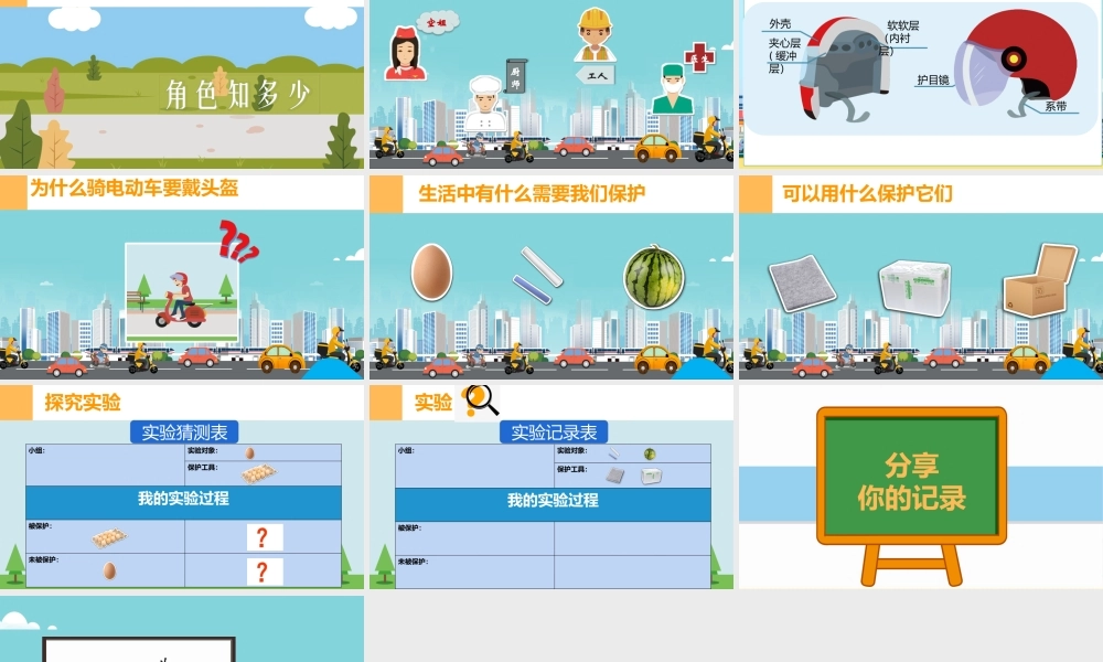 中班健康《一盔一带安全出行》微课件.pptx