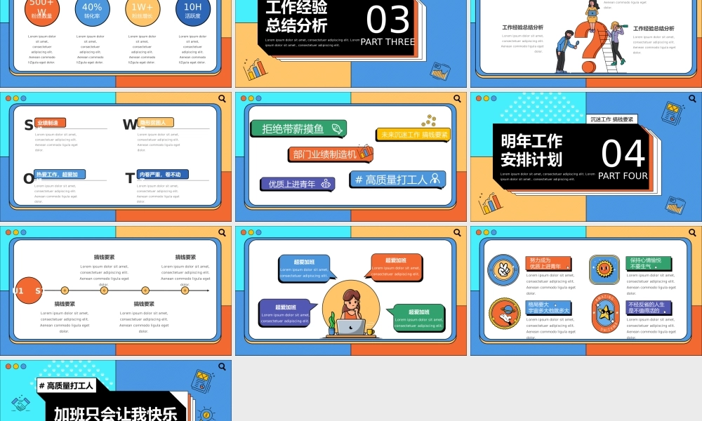 互联网打工人年终总结汇报PPT模板.pptx
