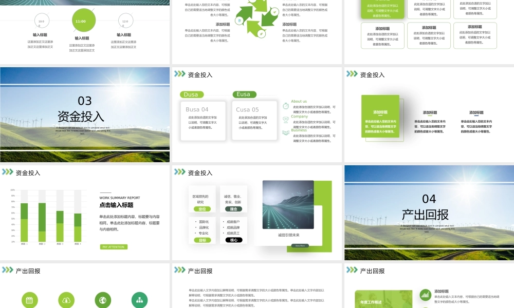 项目介绍新能源的开发与利用PPT模板.pptx