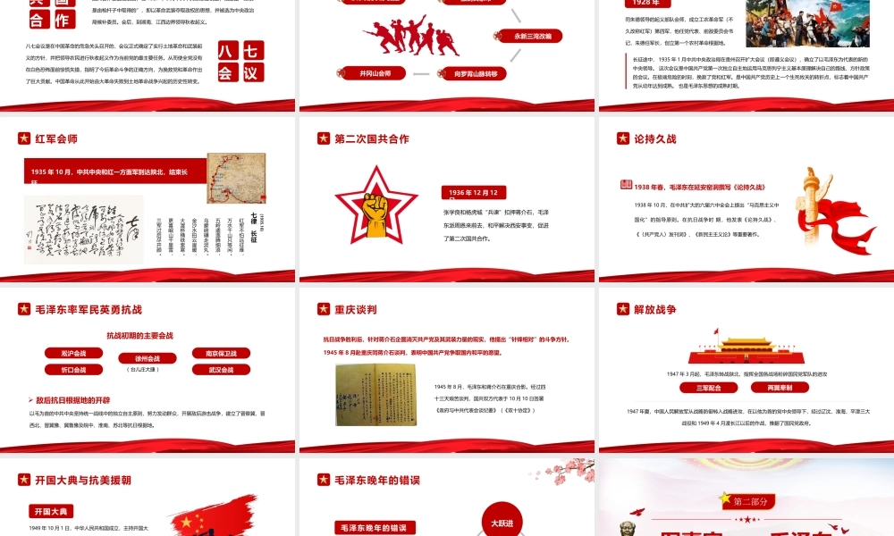 毛泽东诞辰xxx周年纪念日-缅怀心中永远的伟人毛主席党员学习专题PPT课件（带内容）.pptx