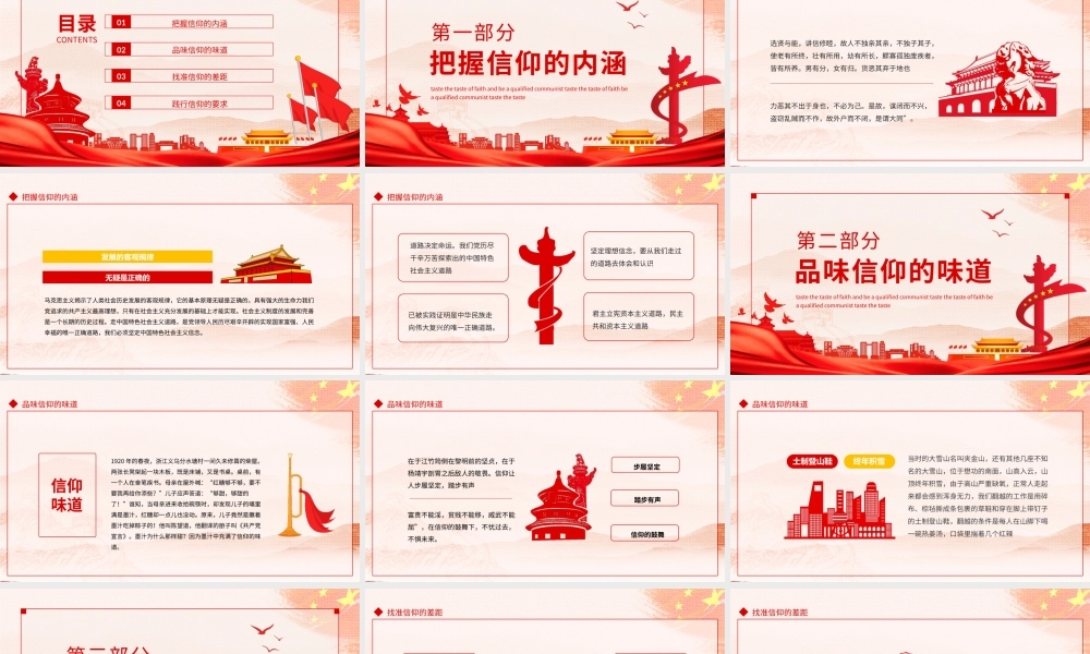 品味信仰的味道做合格共产党员掌握信仰内涵品味信仰味道找准信仰差距践行信仰要求PPT.pptx