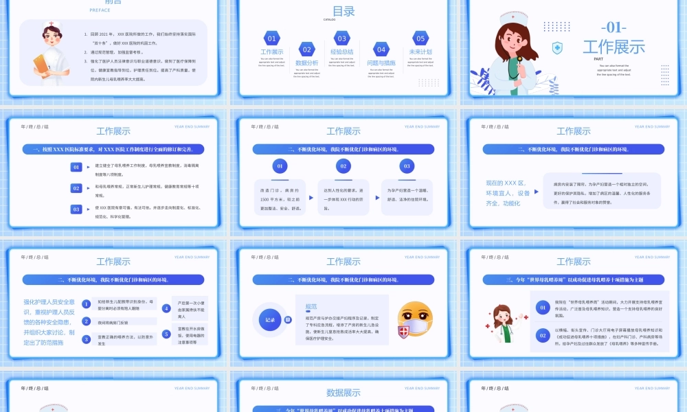 XX医院妇产科年终总结PPT课件（带内容）.pptx