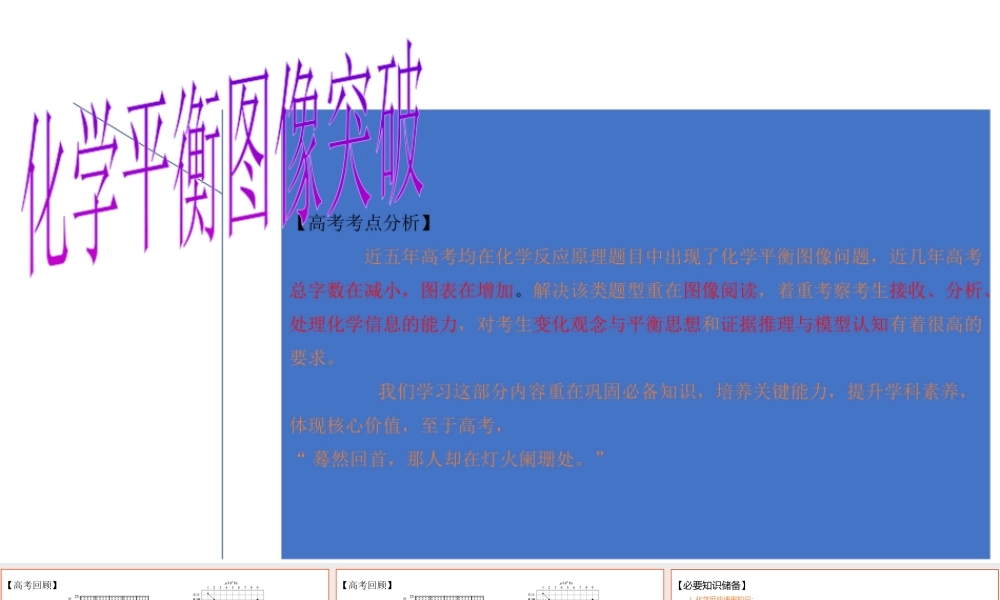 2022届高三化学平衡图像试题分析.pptx