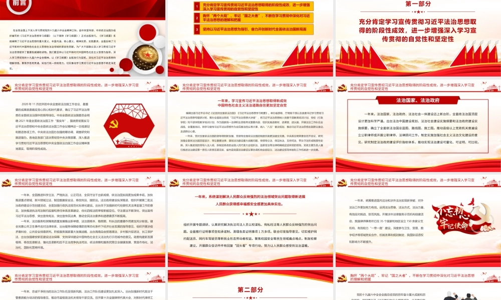在新起点上奋力谱写全面依法治国新篇章党课PPT课件（带内容）.pptx