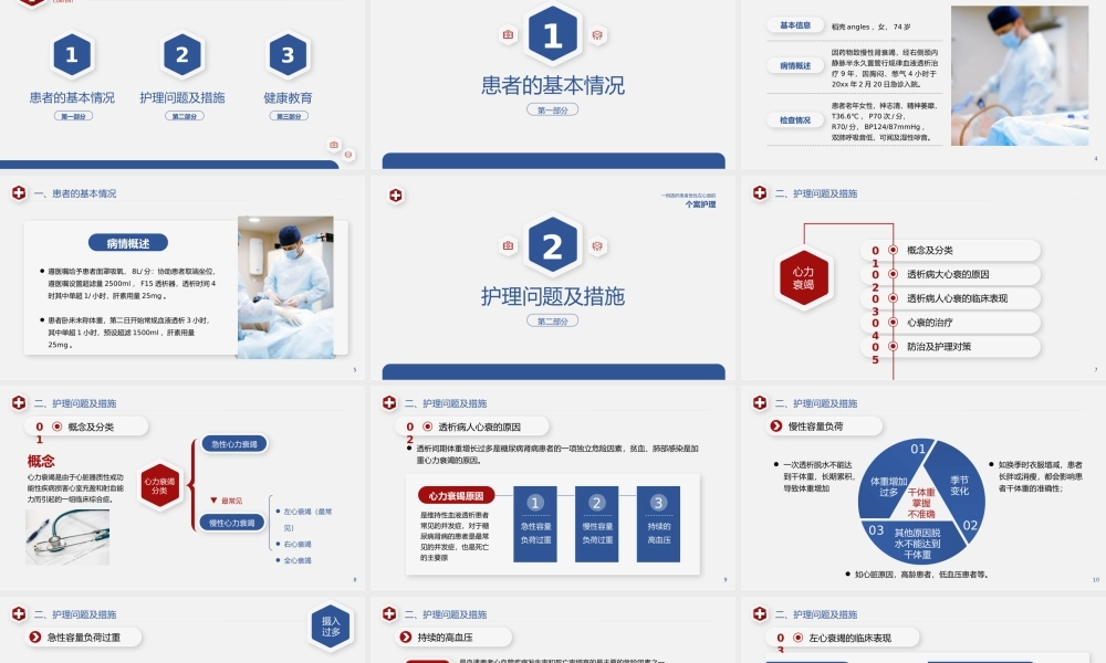 心衰病人个案护理医疗医学PPT课件（带内容）.pptx