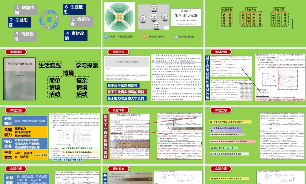 2021-2022年高考化学说题与复习策略.pptx