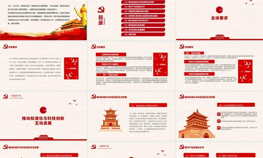 学习国家标准化发展纲要党课PPT课件（带内容）.pptx