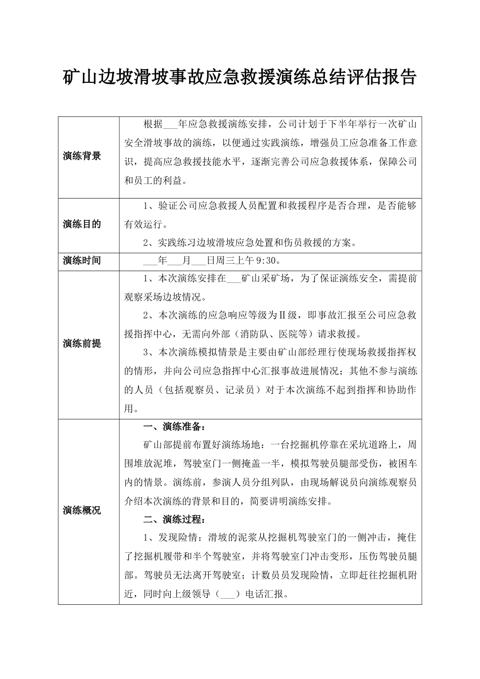 滑坡事故应急救援演练总结评估.docx_第2页