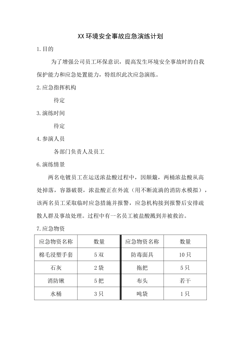 环境安全事故应急演练计划.docx_第2页