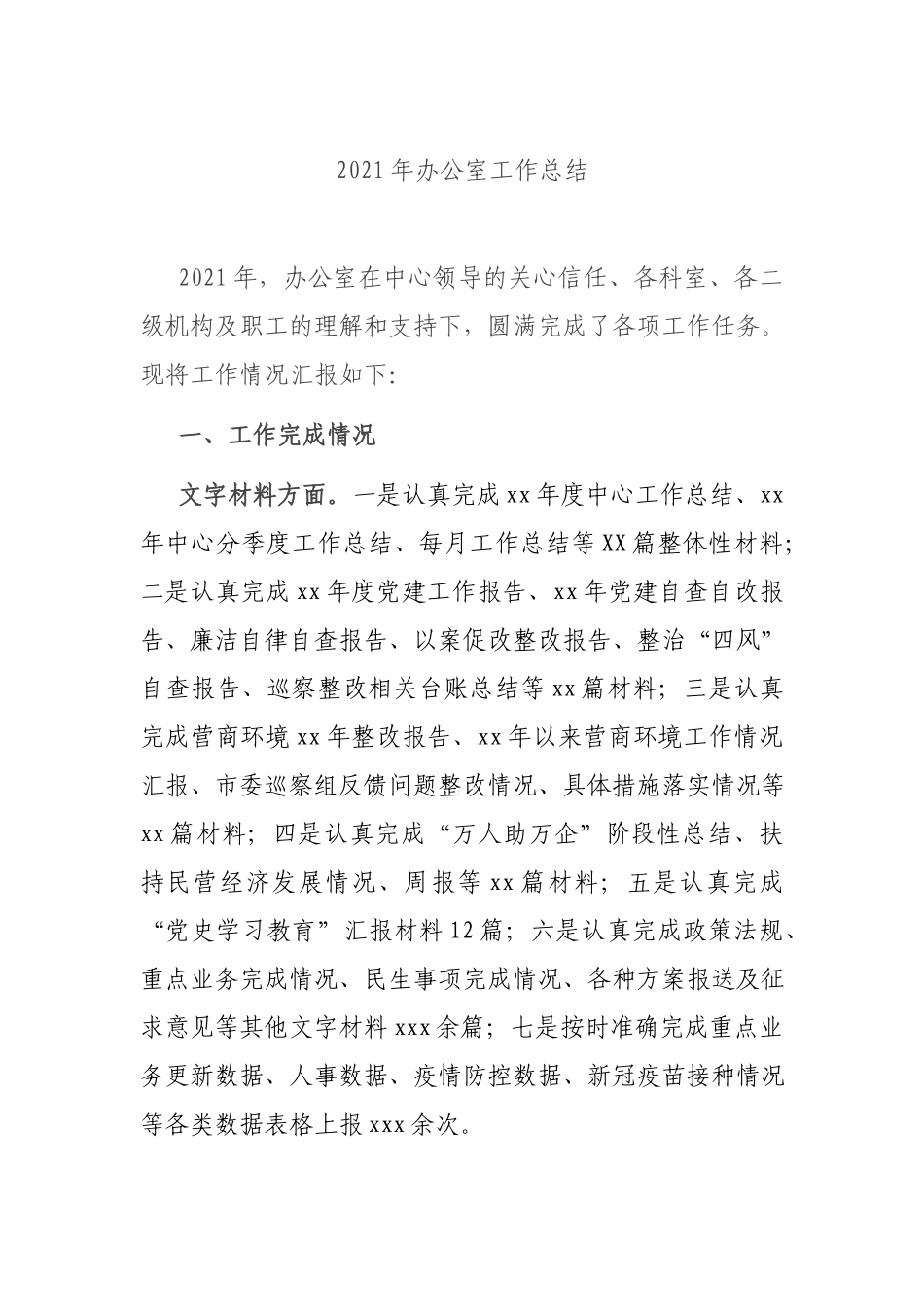 2021年办公室工作总结.docx_第1页
