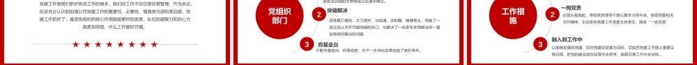 红色简约风党支部党员大会通用PPT模板.pptx